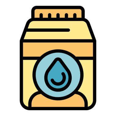 Süt bırakma simgesi ana hatları vektörü. Sebzeli soya. Vejetaryen içkisi.