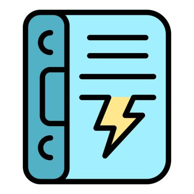 E sigara tüttürme ikonu ana hat vektörü. Elektronik sigara. Sıvı bobin rengi düz