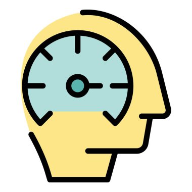 Simge taslağı vektörünü düşün. Takım şirketi. İş saati rengi düz