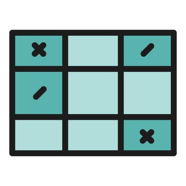 Dijital tablo simgesi dış hat vektörünü düzenle. Felç aleti. Veri arayüzü rengi düz