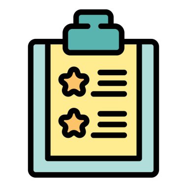 Pano simgesi ana hatları vektörü. Yetenek seviyesi. Hedef kariyer rengi düz