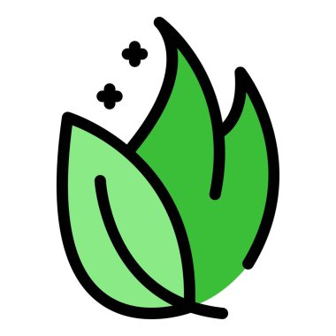 Metabolizma simgesini ateşle. İnsan beslenmesi. Vücut enerjisi rengi düz