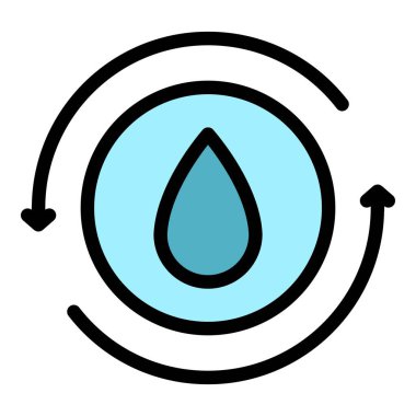 Metabolizma ikonu ana hatları vektörü. Metabolik diyet. Enerji sistemi rengi düz