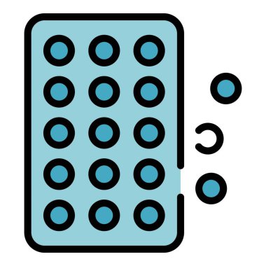 Ana hap ikonu ana hatları vektörü. Bebek bakımı. Mutlu anne rengi düz