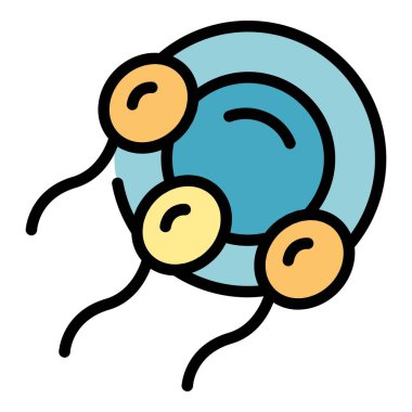 Kadın dölleme ikonu ana hatları vektörü. Çocuk bakımı. Yeni doğan çocuk rengi düz