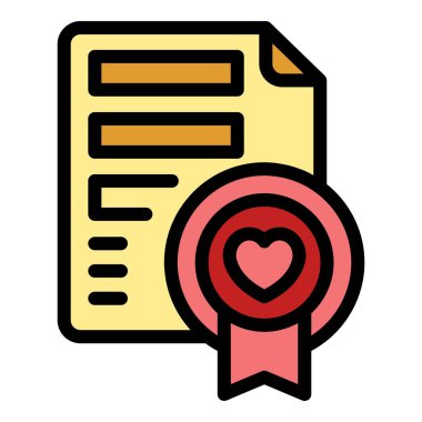 Kontrol geçiş simgesi ana hat vektörü. Pasaport aşısı. Dijital kart rengi düz