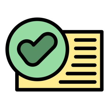 Elektronik ikon ana hatları vektörüne oy verin. Çevrimiçi oylama. Anket dijital rengi düz