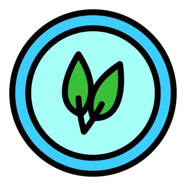 Soya bitkisi ikonu ana hat vektörü. Soya yemeği. Fasulye yağı rengi düz