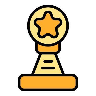 Uzman fincan simgesi ana hatları vektörü. İş ekibi. Danışma çizelgesi rengi düz