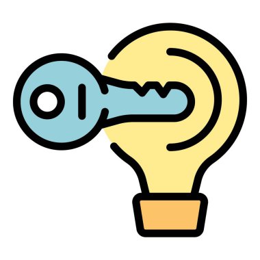 Başarı simgesi ana hatları vektörü. Kritik maliyet. İstemci savaş rengi düz