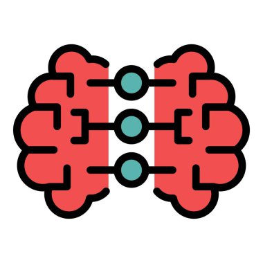 Beyin cesareti ikonu ana hat vektörü. Kahraman atlayışı. Yetenekli benlik rengi düz