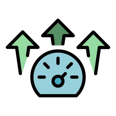 Gösterge paneli ana hatlı vektörünü paraya çevir. Kâr verileri. Video para rengi düz