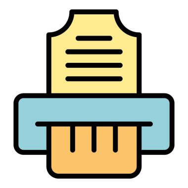 Çevrimiçi simge taslak vektörünü kontrol et. Film şovu. Kağıt koltuk rengi düz