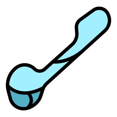 F1 yarış pisti ikonu ana hat vektörü. Yarış pisti. Harita rengini başlat