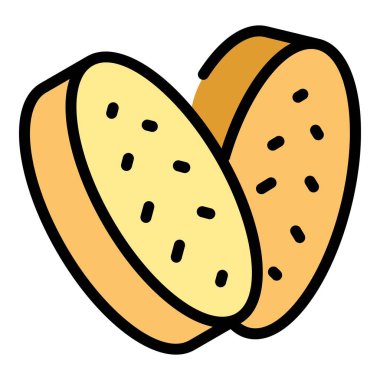 Çömlek aracı simgesi ana hat vektörü. Sanat dersi. Seramik atölye rengi düz