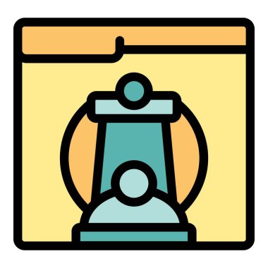 Satranç ikonu ana hatları vektörüne oyna. Çevrimiçi oyun. Rekabet hikayesi rengi düz