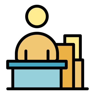 Tablo bakım ikonu ana hatları vektörü. Hasta bakımı. Üst düzey sağlık rengi düz