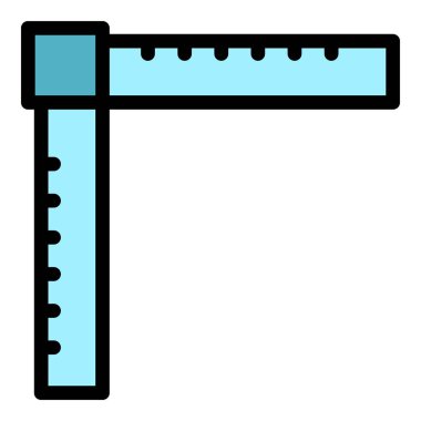 Aracın ahşap simgesi ana hat vektörü. Yapıcı işi. Fabrika rengi düzleştiriyor