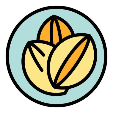 Belarus tahıl ikonu ana hat vektörü. Şehir günü. Devrim istismarı rengi düz