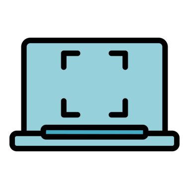 Görüntü simgesini yakınlaştır. Ekran görüntüsü. Ekran görüntüsü kamera rengi düz