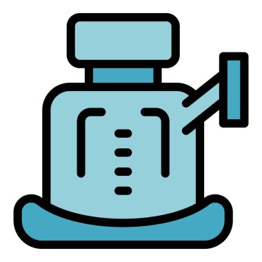 Koltuk kayışı simgesi dış hat vektörü. Araba kemeri. Güvenli sürüş rengi