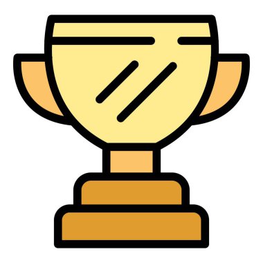 Finans kabı simgesi ana hat vektörü. Yaratıcı bir girişim. İşçi rengi düz