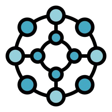 Kimya formülü taslak vektörü. Atom vitamini. Amino peptit rengi düz