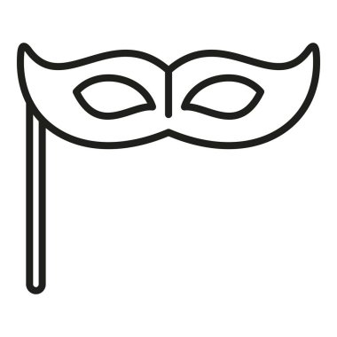 İsimsiz gözler ikon ana hatlarını gizler. Avatar yüzü. Ofis işi.