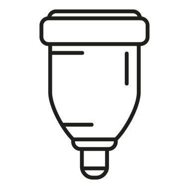 Oda lambası kontrol ikonu ana hat vektörü. Öndeki lamba. İç enerji