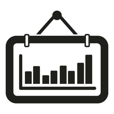 Sancak finans simgesi basit vektör. Borç ver. Laptop nakit parası.