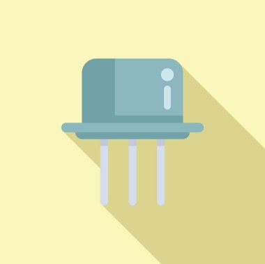 Laptop onarım ikonu düz vektörü. Destek servisi. Veri düğmesi