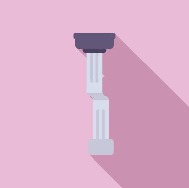 Kablo veri sistemi simgesi düz vektör. Düğme aleti. Ekran onarımı dijital