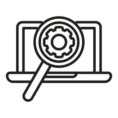 Laptop servis simgesi ana hatlarını ara. Kurtarma aracı. Yedek güncelleme