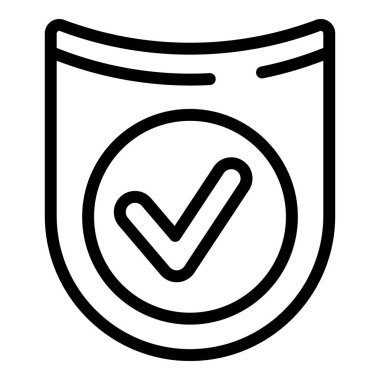 Bütünlük koruma ikonu ana hatları vektörü. Sosyal kültür çekirdeği. Değer dengesi