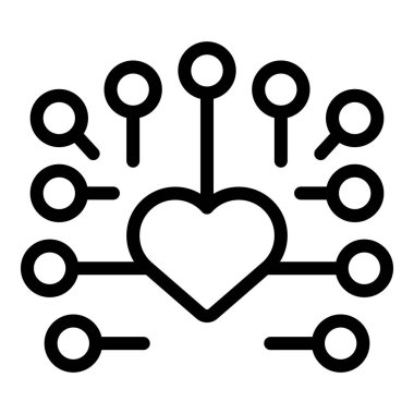 Simge ana hatları vektörü gibi yardım et. Bütünlük yasası. Temel kültür