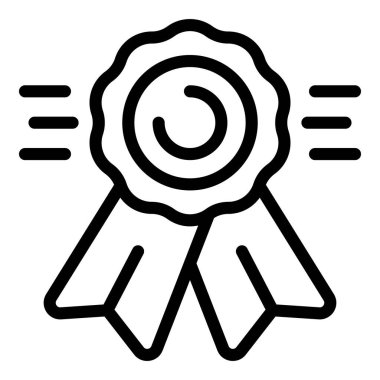 Bütünlük simgesi ana hatları vektörü. Sosyal şirket kültürü. Etki değeri