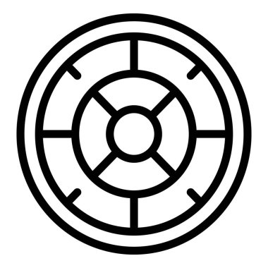 Ateş algılayıcı simgesi dış hat vektörünü kontrol et. Ev detektörü. Çoklu valf sensörü