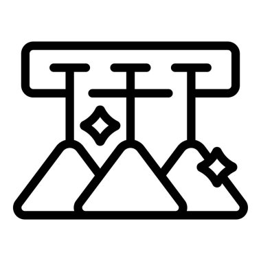 Temiz gözlük ikonu ana hatları vektörü. Bulaşık kabını temizliyorum. Deterjan sabunluğu.