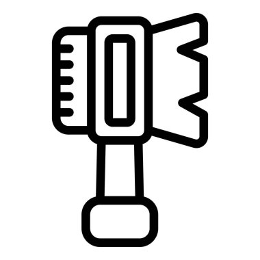 Cilt fırçası ikon ana hatları vektörü. Vücut ovma masajı. Dairesel lenfatik tedavi