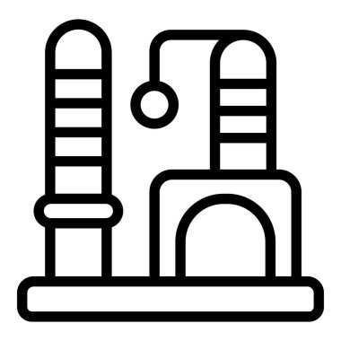 Kapalı alan kedileri için kedi kulesi taslak çizgisi vektörü. Yumuşak peluş kedi yavrusu uykusu. Tırmalayan pençe direği