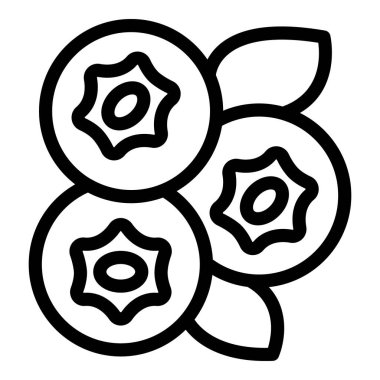 Vahşi gül ağacı meyve ikonu ana hatları vektörü. Biyolojik çiftlik bitkisi. Sağlıklı çay.