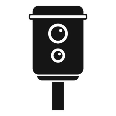 Hız kontrol simgesini basit vektörle sınırla. Hız ekipmanları. Alan denetim algılayıcı