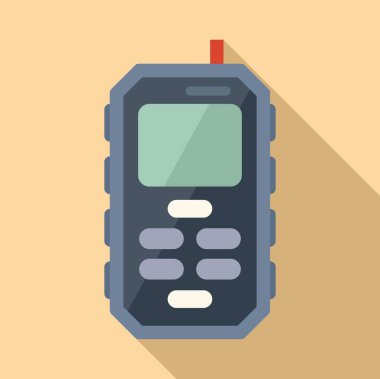 Teknoloji lazer metre ikonu düz vektör. Tarayıcı aracı. Aygıt sistemi