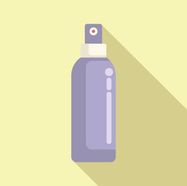 Modern püskürtücü şişe ikonu düz vektör. El yıkama. Deterjan güvenli yıkama