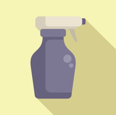 Gaz püskürtücü hava ikonu düz vektör. Vites borusu. Hava hortumunu boya