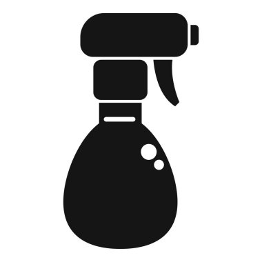 Çiçek evi sprey ikonu basit vektörü. Temiz bir el yıkama. Konteyner kutusu