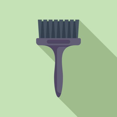 Saç boyama ikonu düz vektör. Güzellik salonu. Koşullandırıcı saç stili