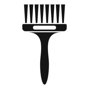 Saç boyama ikonu basit vektör. Güzellik salonu. Koşullandırıcı saç stili