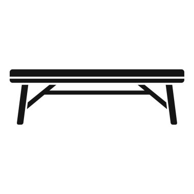 Açık hava ikonu basit vektörü. En iyi iç mekan. Dinlenme odası yaz bahçesi.