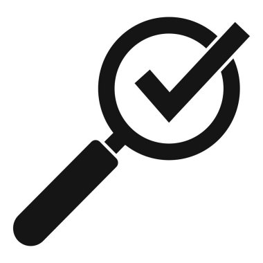 Onaylanmış içerik filtresi simgesi basit vektörü. Veri akışı süreci. Medya zamanı